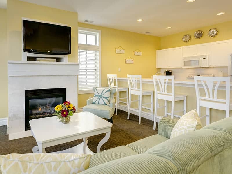 Lakeside Cottages interior living area