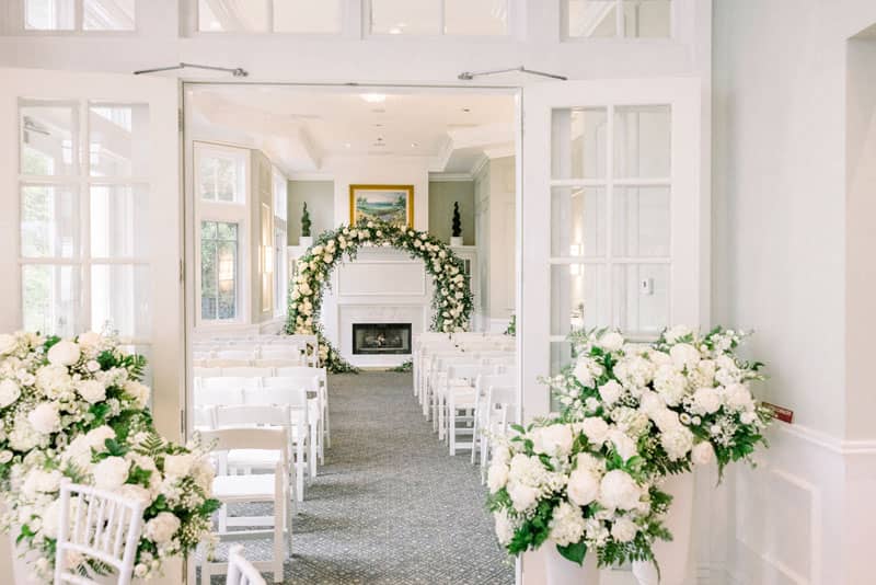 Preserve Room, wedding ceremony venue, Bay Harbor Golf Club, MI